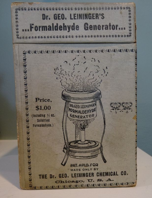 C1910 Dr Leininger Quack Formaldehyde Generator Pharmacy Apothecary