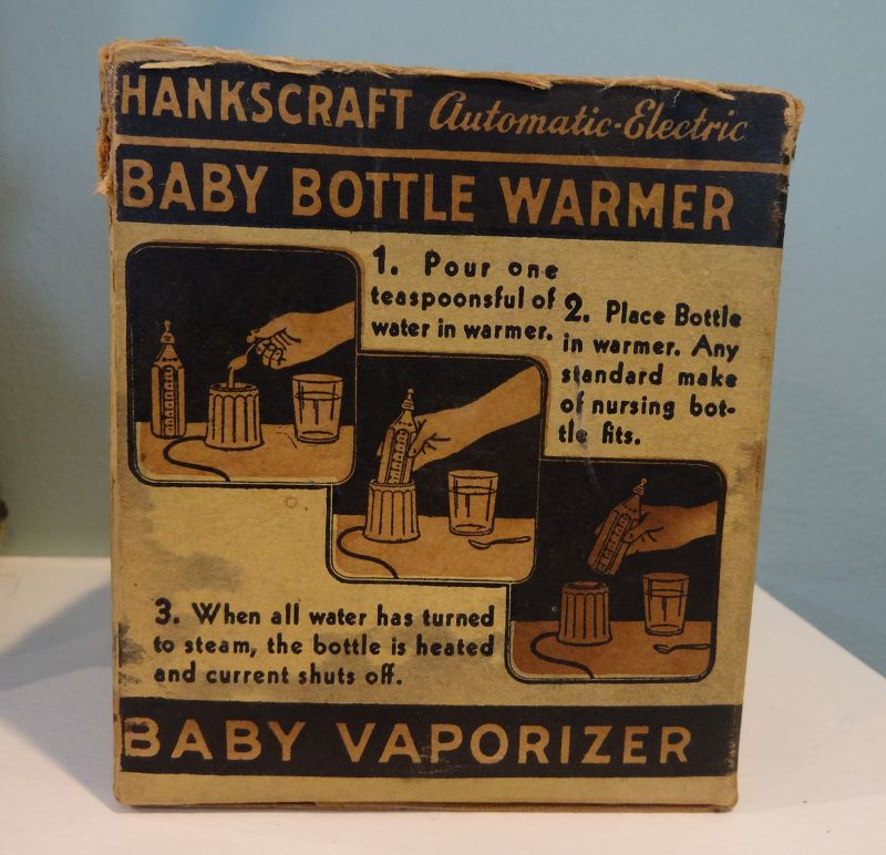Delightful 1945 Baby Vaporizer Bottle Warmer Pharmacy Drugstore