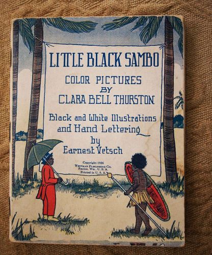 1926 A New Story of Little Black Sambo RARE MINIATURE SoftCover Book