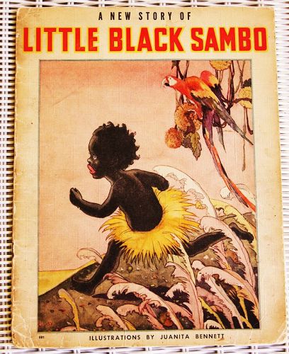 Rare1939 New Story of Little Black Sambo Gorgeous Art SoftCover Book