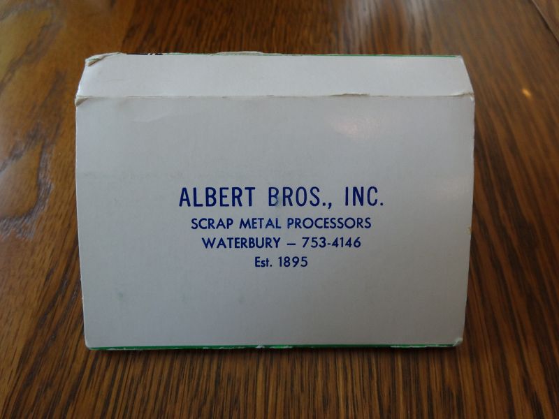1970s Golf Novelty Tees Sets Advertising Albert Bros Recycling Co CT
