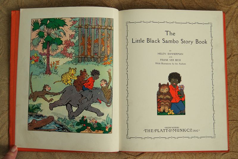 NearMint 1935 Platt + Munk Pub SIX Little Black Sambo Stories One Book
