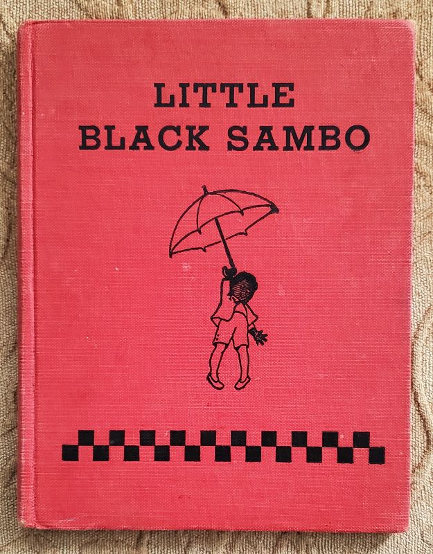 RARE 1940s Little Black Sambo Hardcover Book M.A. Donohue Co Chicago