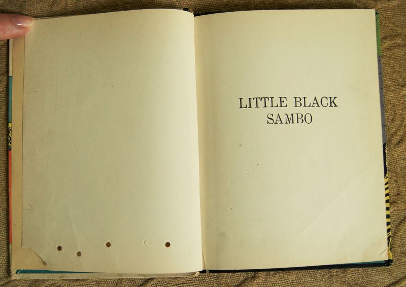 SCARCE 1938 Little Black Sambo Book by McLoughlin BrosPublishers