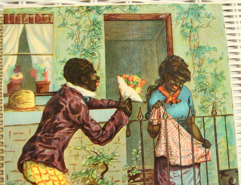 1880s Black Americana Romantic Themed Advertisements Bim Bros London