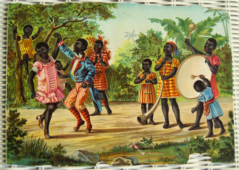 1880s Black Americana Parading Families Advertisements Bim Bros London