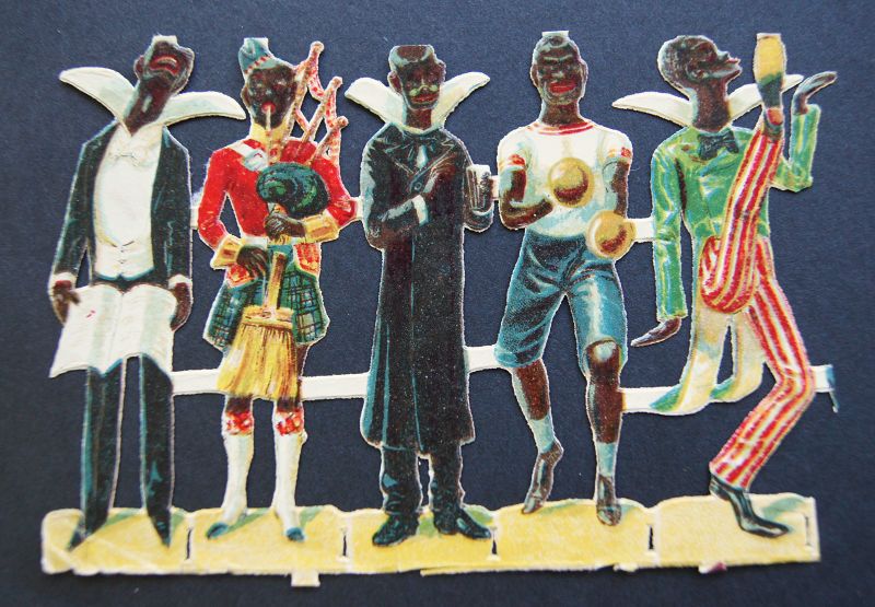 1880s Black Americana Variety Die Cuts Bim Bros London ChildrenAfrican