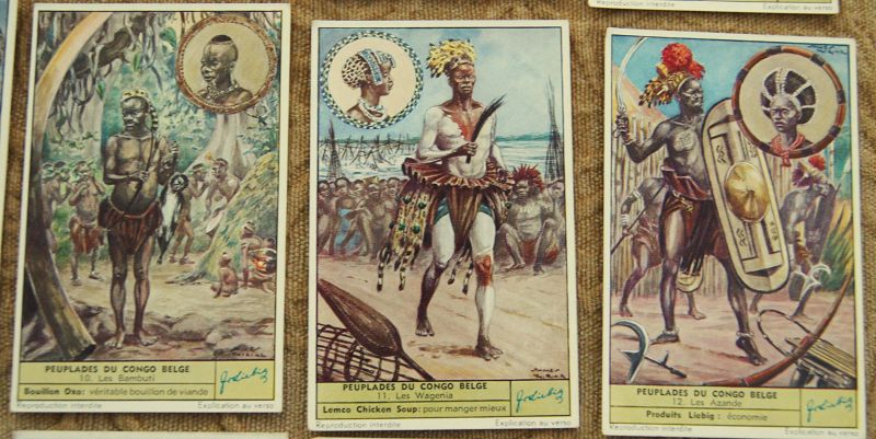 C1920 Trade Card Series 18 Congo Natives Liebig Meat Extract Co London