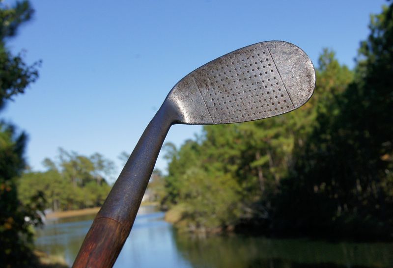 C1900 Hugh Logan Golf Club Hickory Shaft Mashie Niblick Scotland