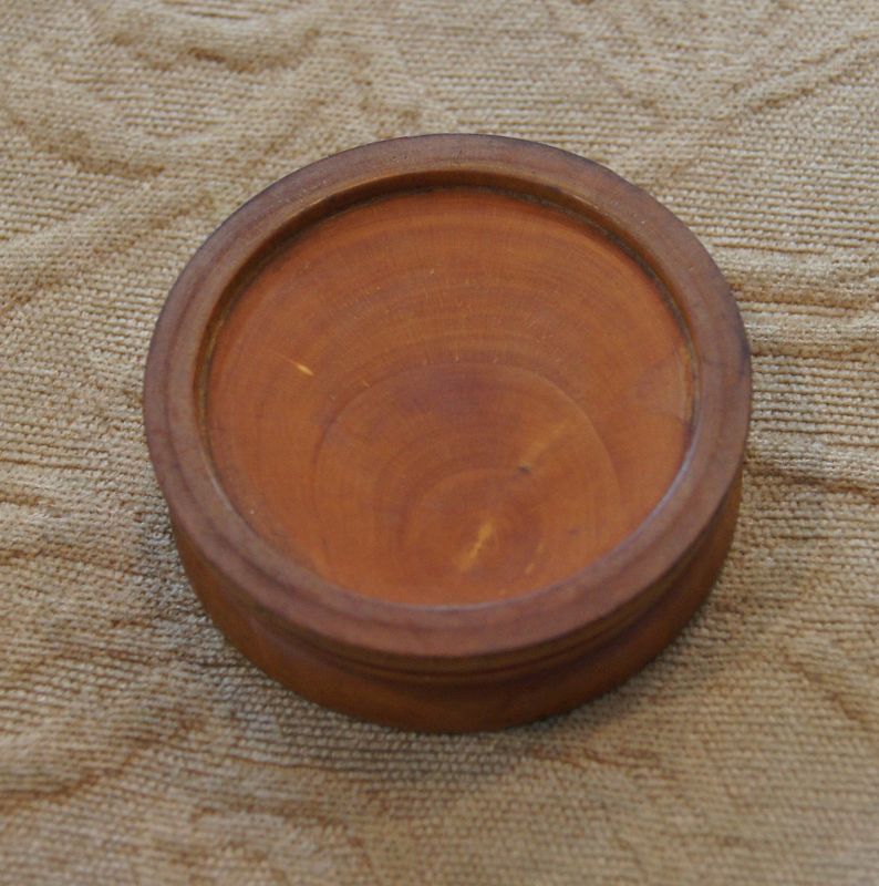 C1880 Antique Apothecary Treen Wood Pill Rounder or Finisher