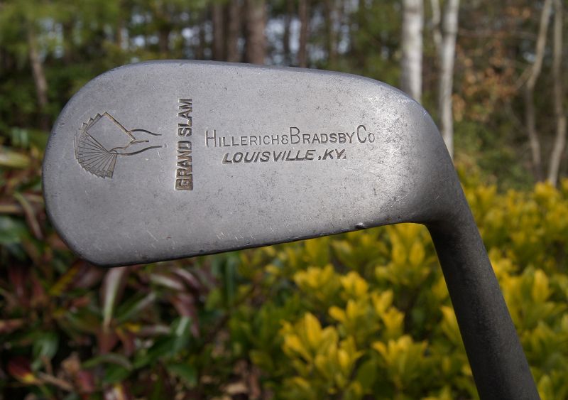 C1930 Golf Club 7 Iron w/ Hickory Shaft Hillerich & Bradbsy Grand Slam