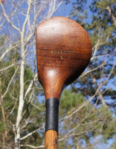 C1905 Golf Club Spalding 1 Wood Driver w/Hickory Shaft GOLD MEDAL