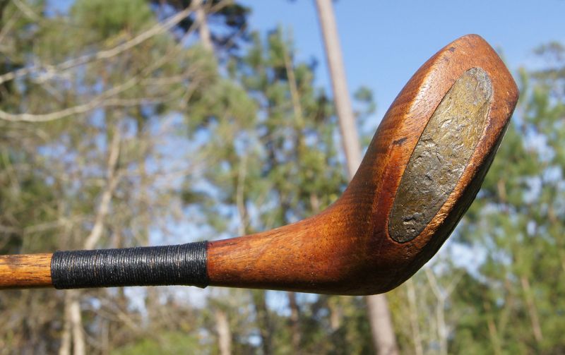 C1905 Golf Club Spalding 1 Wood Driver w/Hickory Shaft GOLD MEDAL