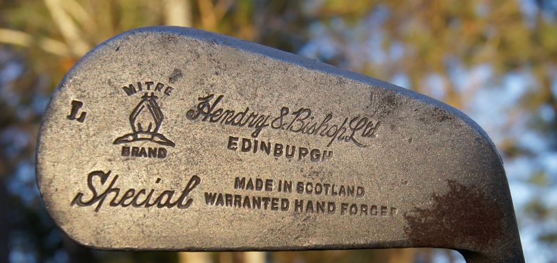 3 C1905-30 Golf Clubs Hickory Shaft Edinburgh + St Andrews Scotland