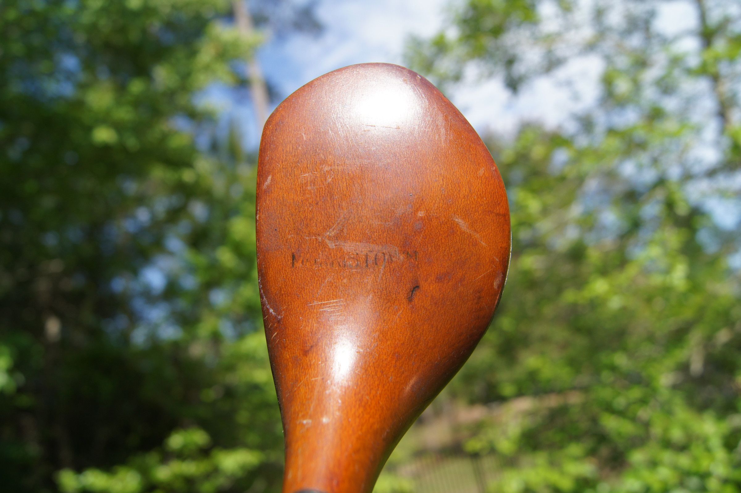 C1895 Spalding Morristown Slice Neck Brassie Golf Club Scotland