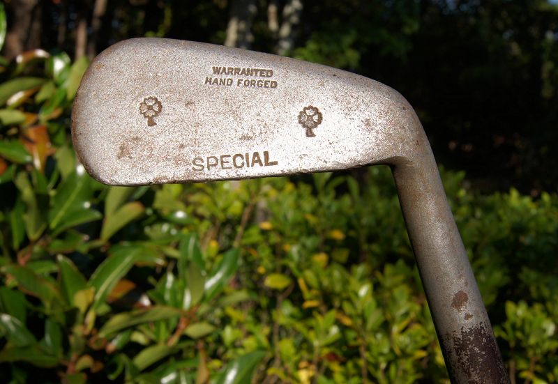 C1915 Spalding Deep Groove Mashie Hickory Shaft Golf Club DEDSTOP