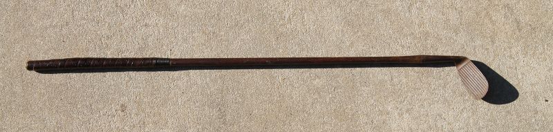 Ca1915 Spalding Deep Groove Kro Flite Mashie Niblick Hickory Golf Club