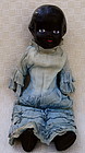 C1910 Beautiful Black Memorabilia Composition Shoulder Head Doll