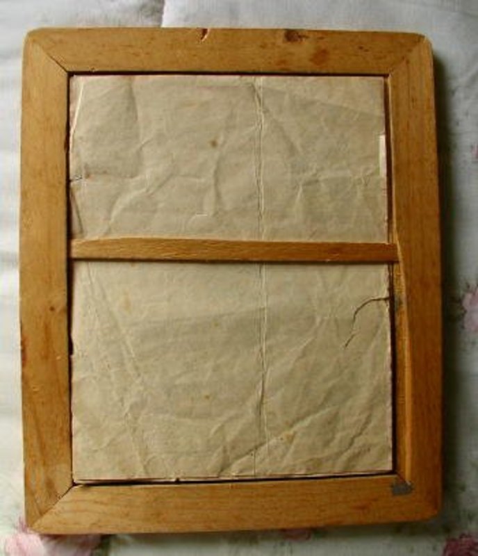 1930s Germany Kindergarten School Fine Motor Practice ABC Frame