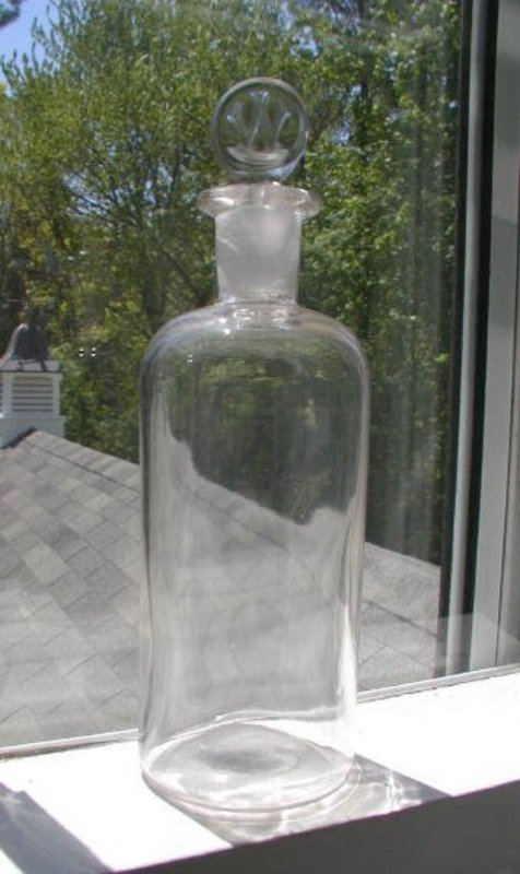 C1900 Wright's Patent Apothecary Pharmacy Bottle