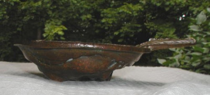 RARE Native American Black Memorabilia SLAVE Brass Bowl