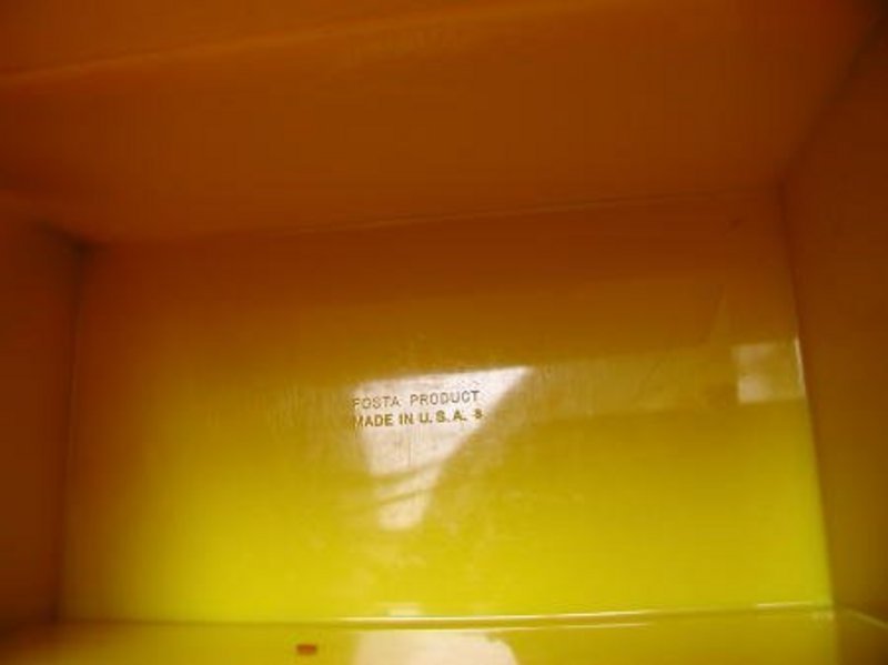 Black Memorabilia Aunt Jemima Yellow Fosta Recipe Box