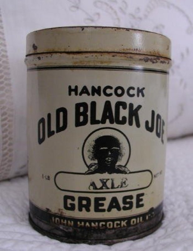1930s Unused Can Hancock OLD BLACK JOE Axle Grease