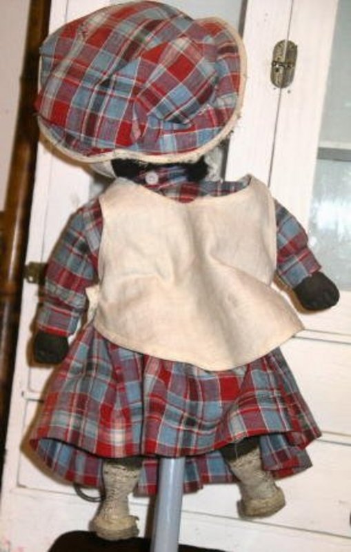 Fab 1920 Black Memorabilia Handmade Cloth Doll &quot;Sallie&quot;