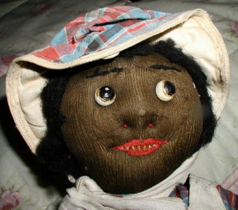 Fab 1920 Black Memorabilia Handmade Cloth Doll &quot;Sallie&quot;