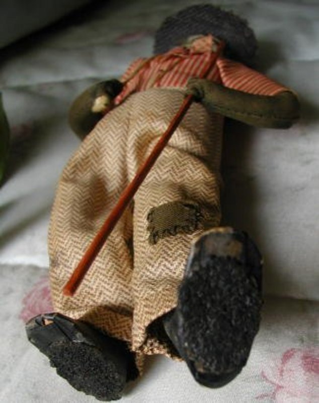 1930 Alabama WPA Folk Art Black Stick Gatherer Doll