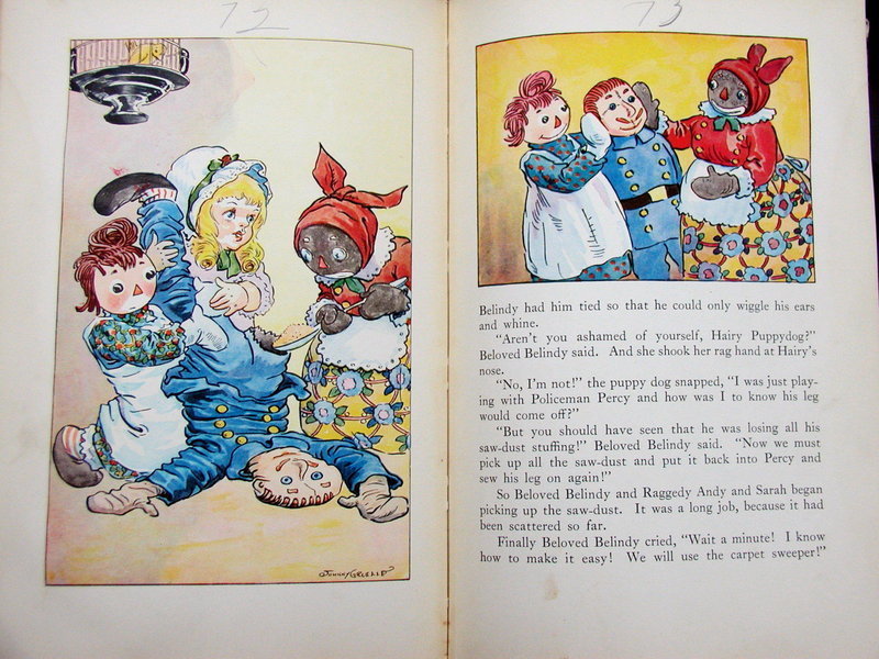 RARE 1926 J. Gruelle BELOVED BELINDY Black Mammy Book
