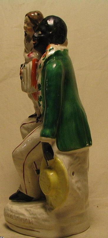C1850 Staffordshire Figure of Uncle Tom &amp; Little Eva