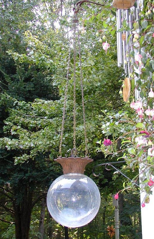 RareRound 19thC Victorian Hanging Apothecary Show Globe