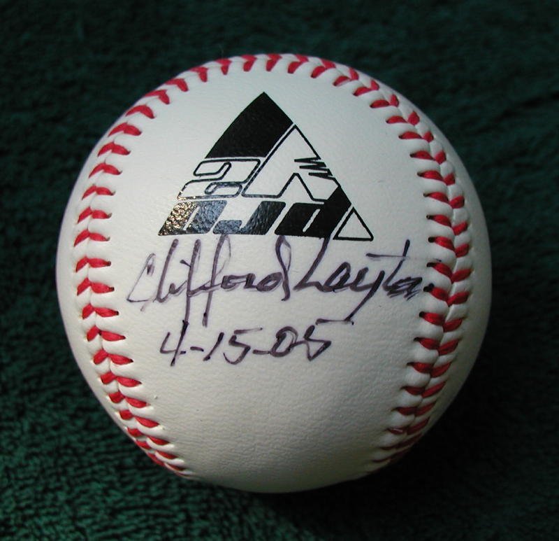 Signed Baseball Negro League Baseball Player CLIFFORD LAYTON