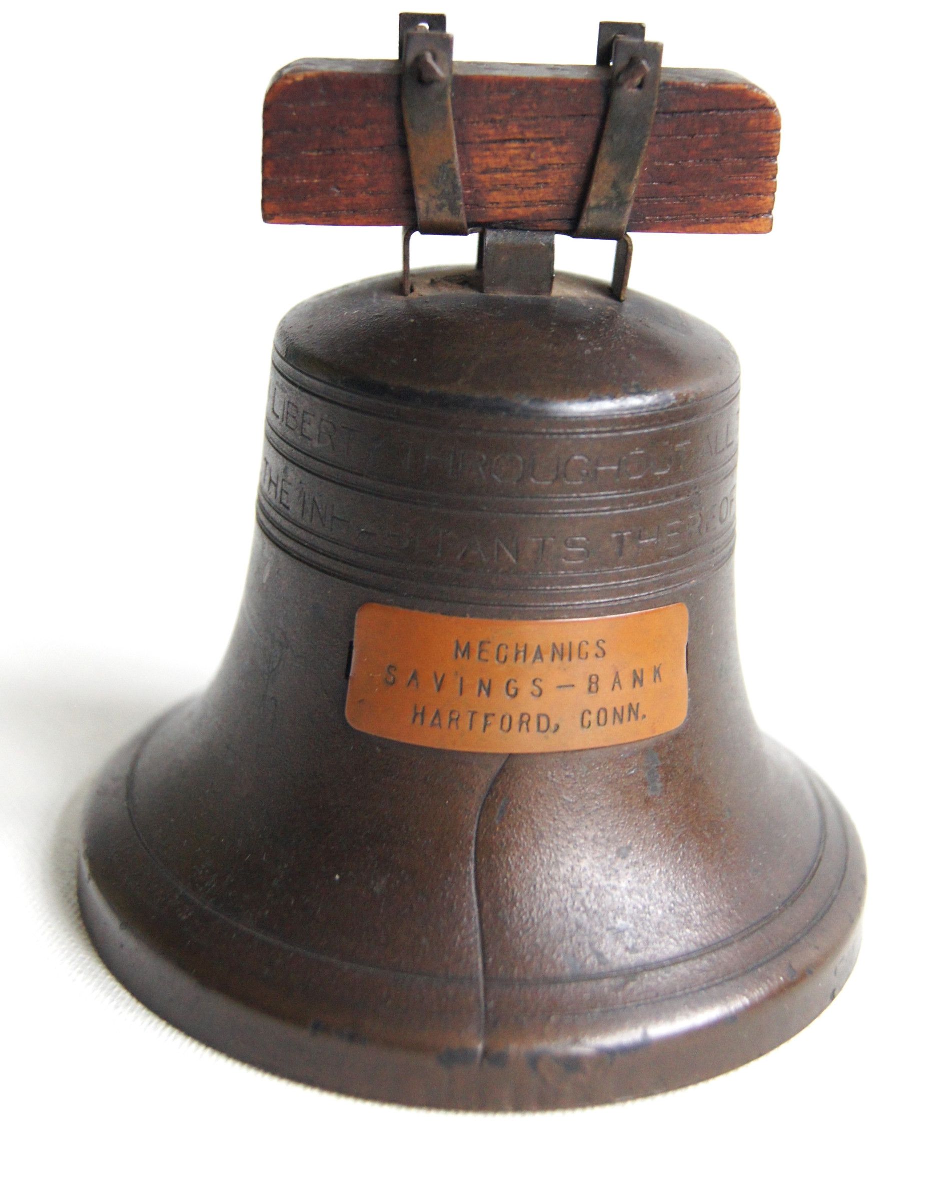 1919 PHILADELPHIA LIBERTY BELL BANK Mechanics Savings Bank Connecticut