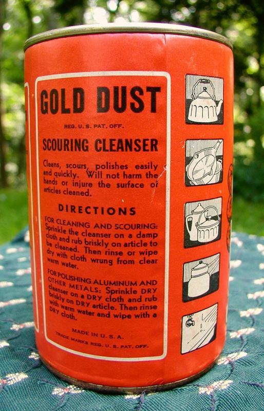 1910-20 Black Memorabilia GOLD DUST Scouring Cleanser