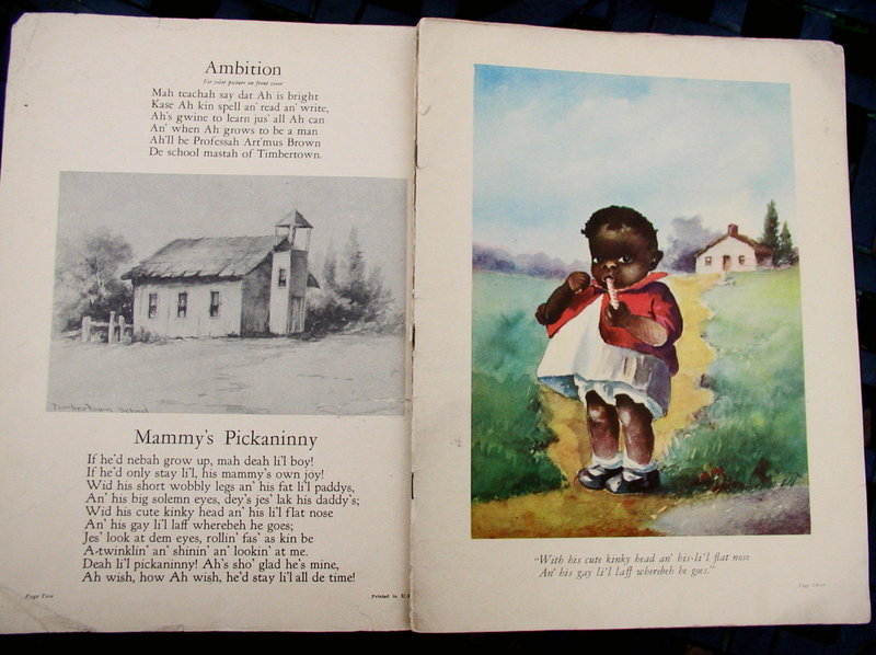 Rare 1929 Black Americana LITTLE PICKANINNIES Book