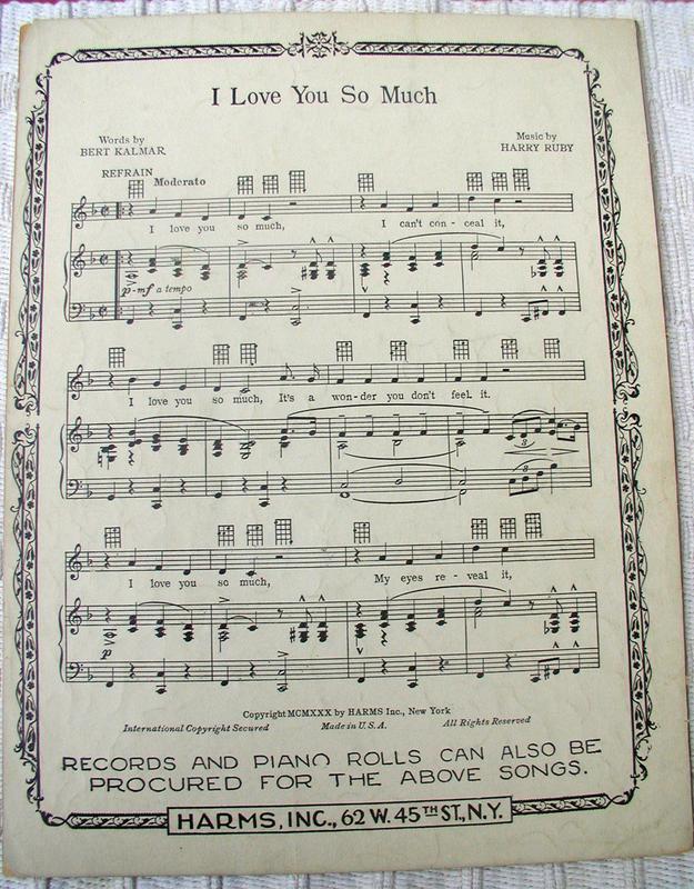1930 Original Amos and Andy Sheet Music Fab Graphic
