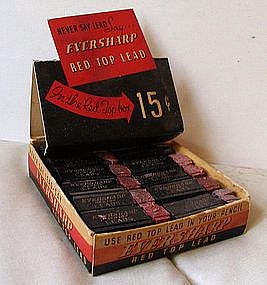 1930 EVERSHARPE RedTop School Pencil-Lead Display