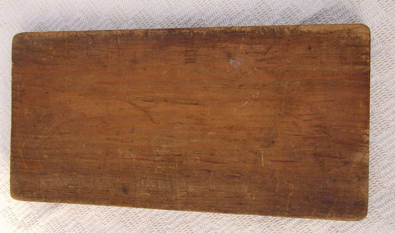 RARE 1920-30s HandMade Wood Game Piece Box Black Man Sambo Cover