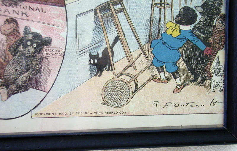 1902 Outcault 'Pore Lil Mose' Comic TREATS HIS FRIENDS