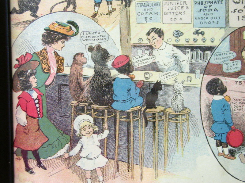 1902 Outcault 'Pore Lil Mose' Comic TREATS HIS FRIENDS