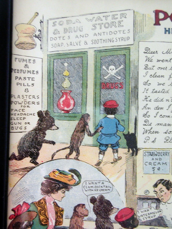 1902 Outcault 'Pore Lil Mose' Comic TREATS HIS FRIENDS