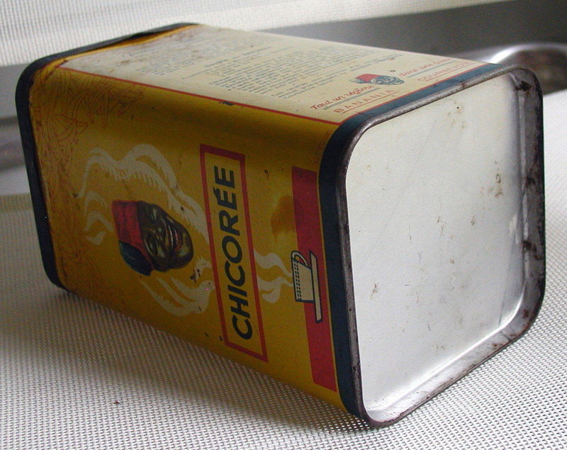 1930s French BANANIA Breakfast Chocolate Tin Blackamoor