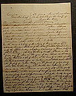 May 1837 Georgia Deed - Whipping Negro Slave w/o Cause