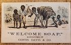 ExRARE 1890s Black Memorabilia Trade Card