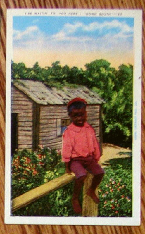 Group10 Black Memorabilia Postcards 1930-1950s Vintage