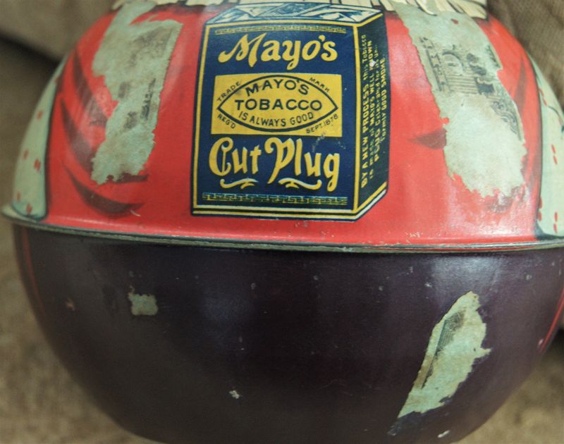 FAB 1912 Mayo Cut Plug Tobacco Roly Poly Mammy Tin