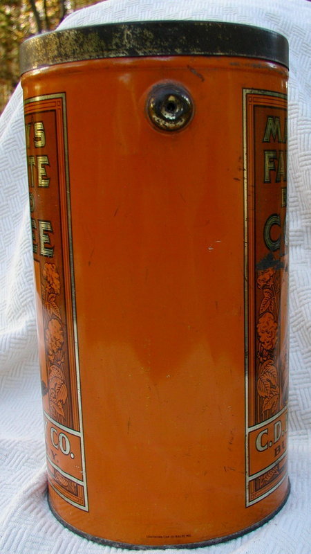 1920s 4LB Mammy's Favorite Brand Coffee Tin Baltimore