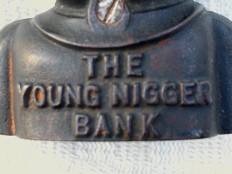 1920s English Black Memorabilia THE YOUNG NIGG*R BANK